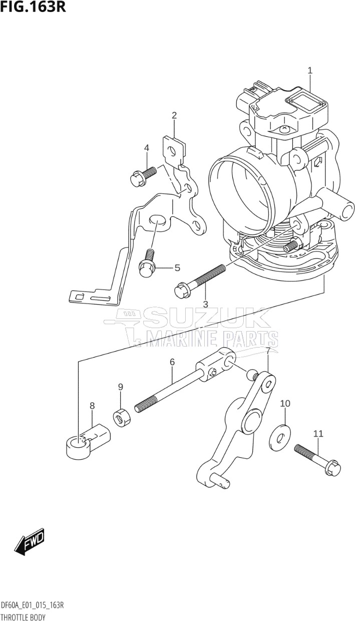 THROTTLE BODY (DF60AVT:E01)