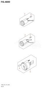 08002F-510001 (2005) 80hp E40 E01- (DF80A) DF80A drawing METER (DF80A:E40)