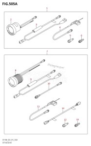 DF100A From 10003F-510001 (E03)  2015 drawing OPT:METER KIT