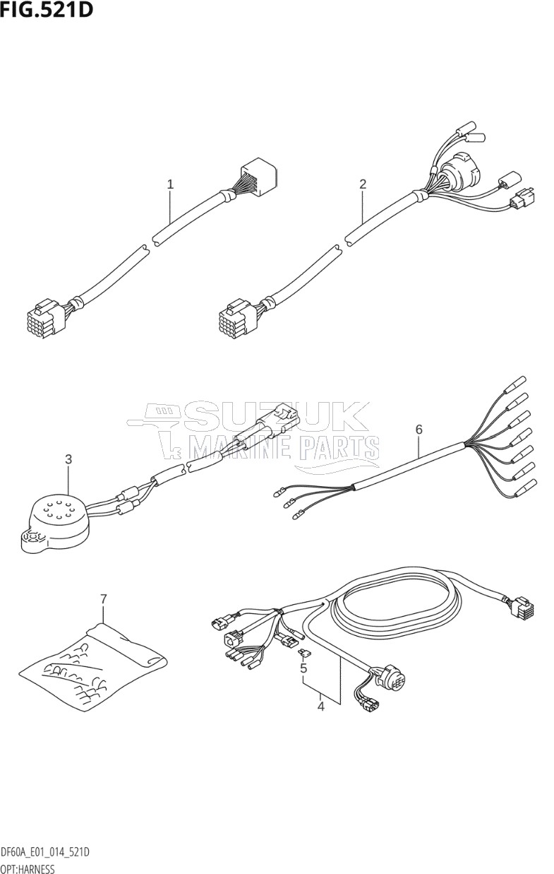 OPT:HARNESS (DF40AST:E34)