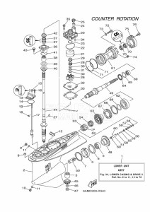 FL225BETX drawing PROPELLER-HOUSING-AND-TRANSMISSION-3