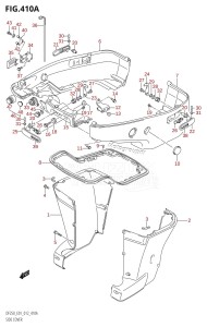 DF250 From 25003F-210001 (E01 E40)  2012 drawing SIDE COVER (DF200T:E01:(X-TRANSOM,XX-TRANSOM))