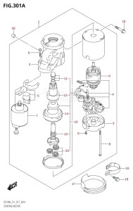 DF115AST From 11504F-710001 (E03)  2017 drawing STARTING MOTOR