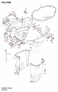 DF200A From 20003F-610001 (E03 E40)  2016 drawing SIDE COVER (DF200AT:E40)