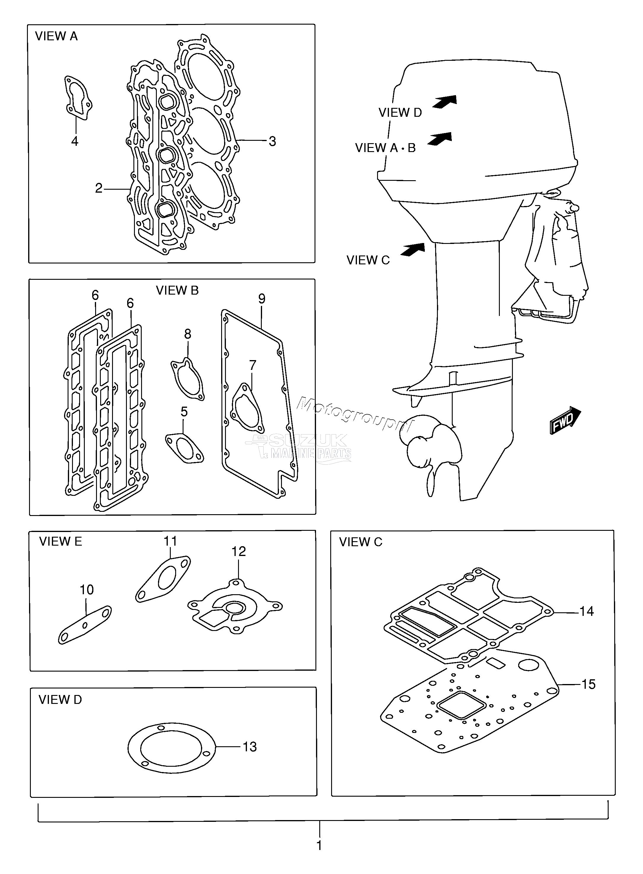 OPT : GASKET SET