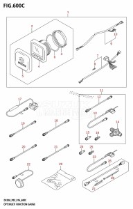 DF15A From 01504F-610001 (P03)  2016 drawing OPT:MULTI FUNCTION GAUGE (DF20AR:P03)