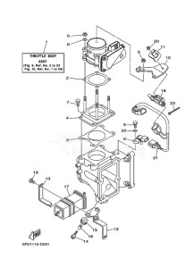 FL200C drawing THROTTLE-BODY