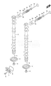 DF 150AS drawing Camshaft