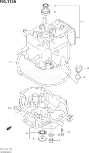 00402F-110001 (2011) 4hp P03-U.S.A (DF4) DF4 drawing CYLINDER BLOCK