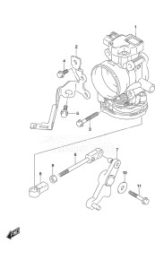 Outboard DF 60A drawing Throttle Body