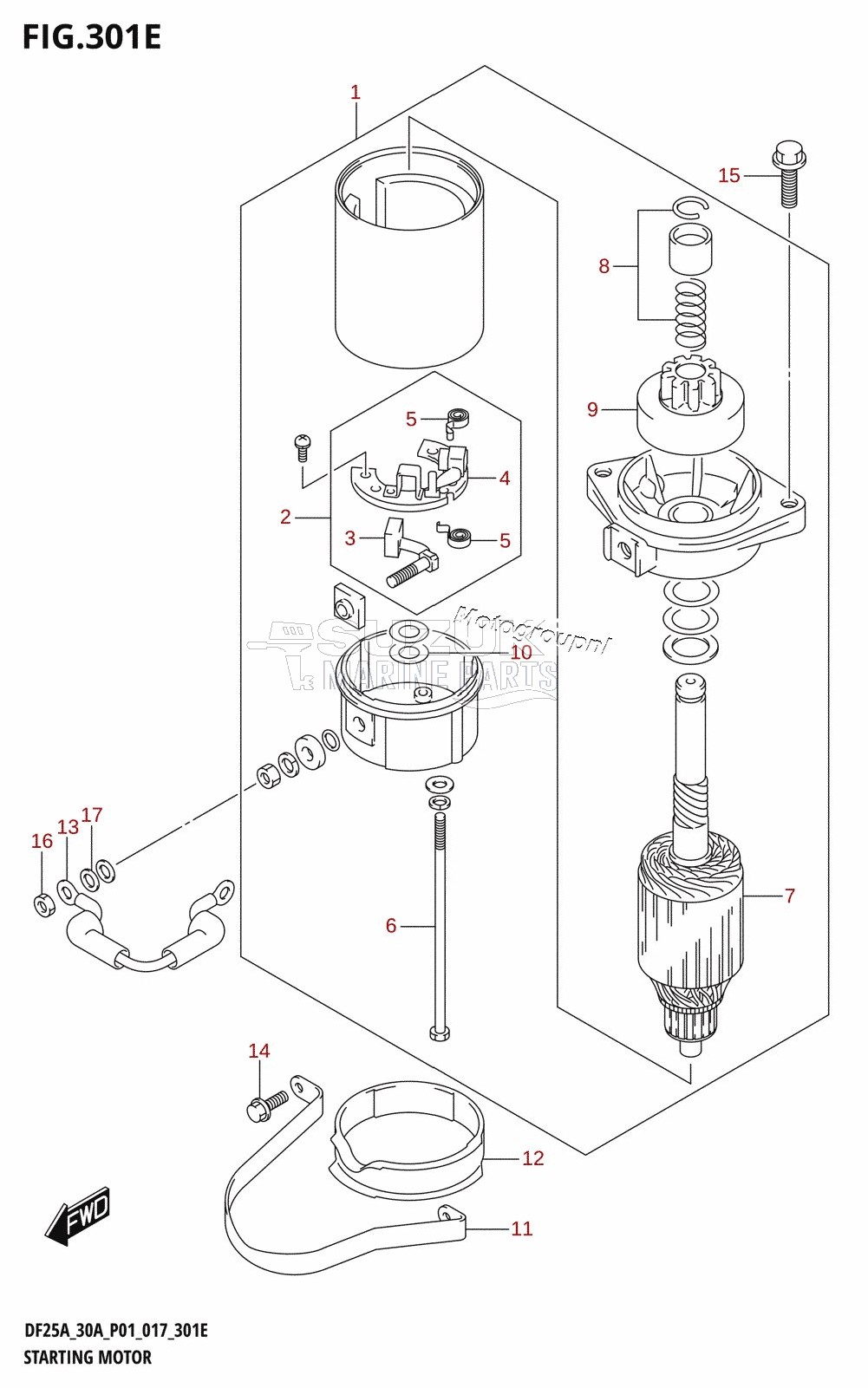 STARTING MOTOR (DF30A:P40)