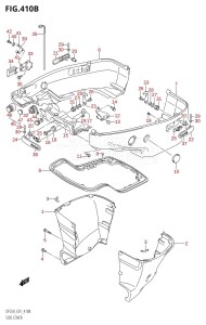 DF200 From 20002F-110001 (E01 E40)  2011 drawing SIDE COVER (L-TRANSOM)