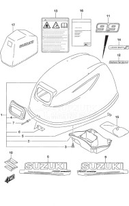 DF 20A drawing Engine Cover