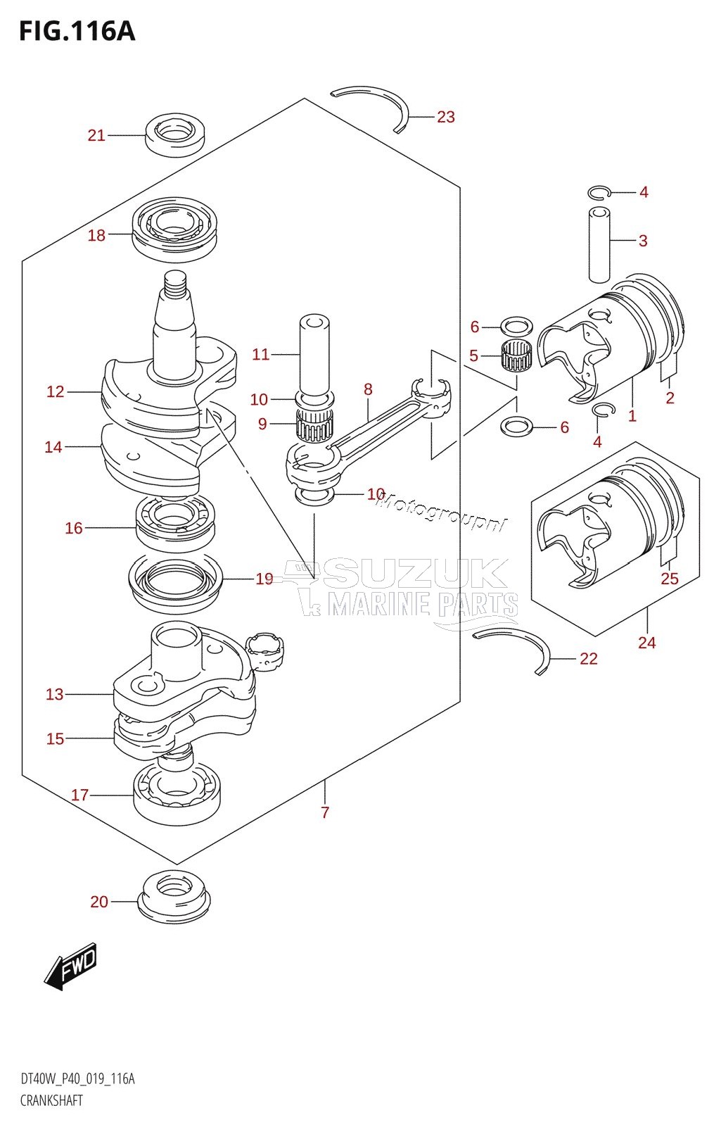 CRANKSHAFT (DT40W,DT40WR)