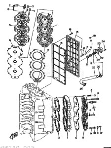 250A drawing CYLINDER--CRANKCASE-2