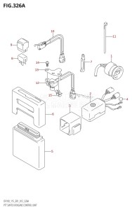 DF115T From 11502F-210001 (E01 E40)  2012 drawing PTT SWITCH /​ ENGINE CONTROL UNIT (DF100T:E01)