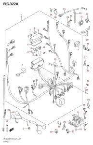 DF70A From 07003F-110001 (E01)  2011 drawing HARNESS