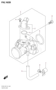 DF20A From 02002F-410001 (P03)  2014 drawing THROTTLE BODY (DF9.9BTH:P03)