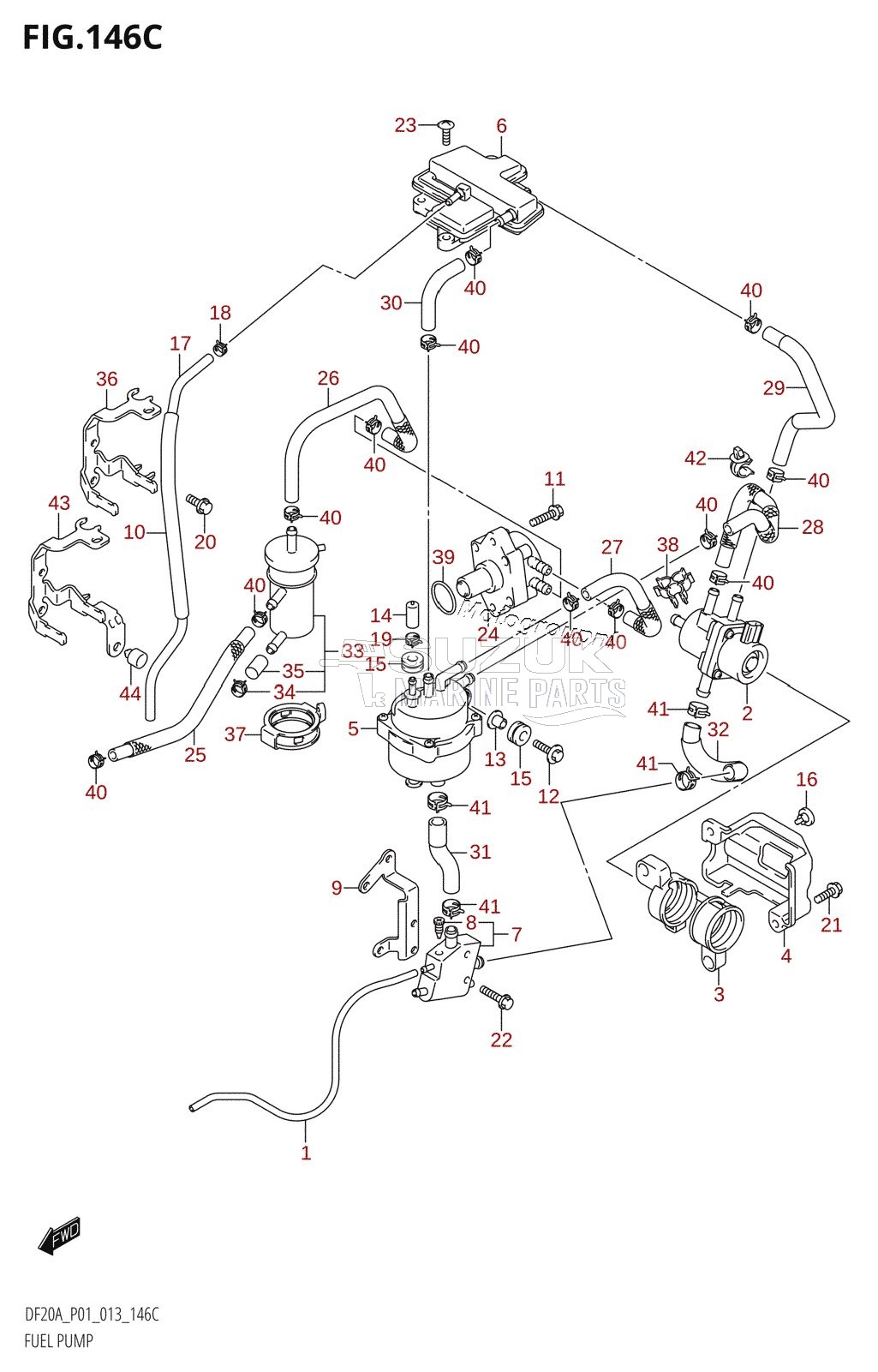 FUEL PUMP (DF15A:P01)