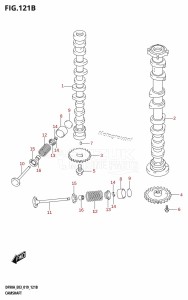 DF70A From 07003F-910001 (E03)  2019 drawing CAMSHAFT (DF90A)