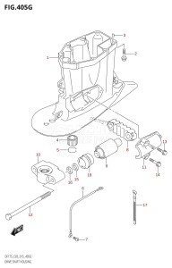 DF150ZG From 15002Z-510001 (E03)  2015 drawing DRIVE SHAFT HOUSING (DF175Z:E03)