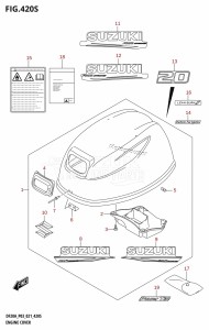 DF15A From 01504F-040001 (P03)  2020 drawing ENGINE COVER ((DF20AT,DF20ATH):020)