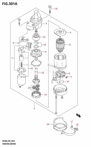 DF50A From 05003F-110001 (E03)  2011 drawing STARTING MOTOR