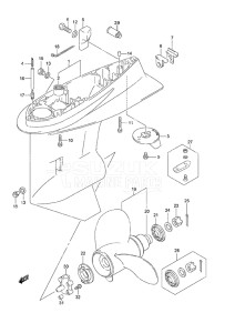 Outboard DF 60A drawing Gear Case High Thrust