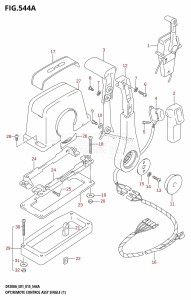 DF200AZ From 20003Z-510001 (E01 E40)  2015 drawing OPT:REMOTE CONTROL ASSY SINGLE (1)