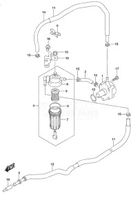 Outboard DF 140A drawing Fuel Pump