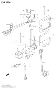 DF150ZG From 15002Z-410001 (E40)  2014 drawing PTT SWITCH /​ ENGINE CONTROL UNIT (DF150T:E01)