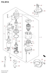 DF25 From 02503F-410001 (E03)  2014 drawing STARTING MOTOR