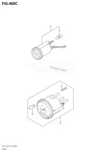 DF150ZG From 15002Z-410001 (E40)  2014 drawing METER (DF150Z:E01)