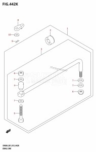 DF50A From 05003F-310001 (E01)  2013 drawing DRAG LINK (DF60AQH:E40)