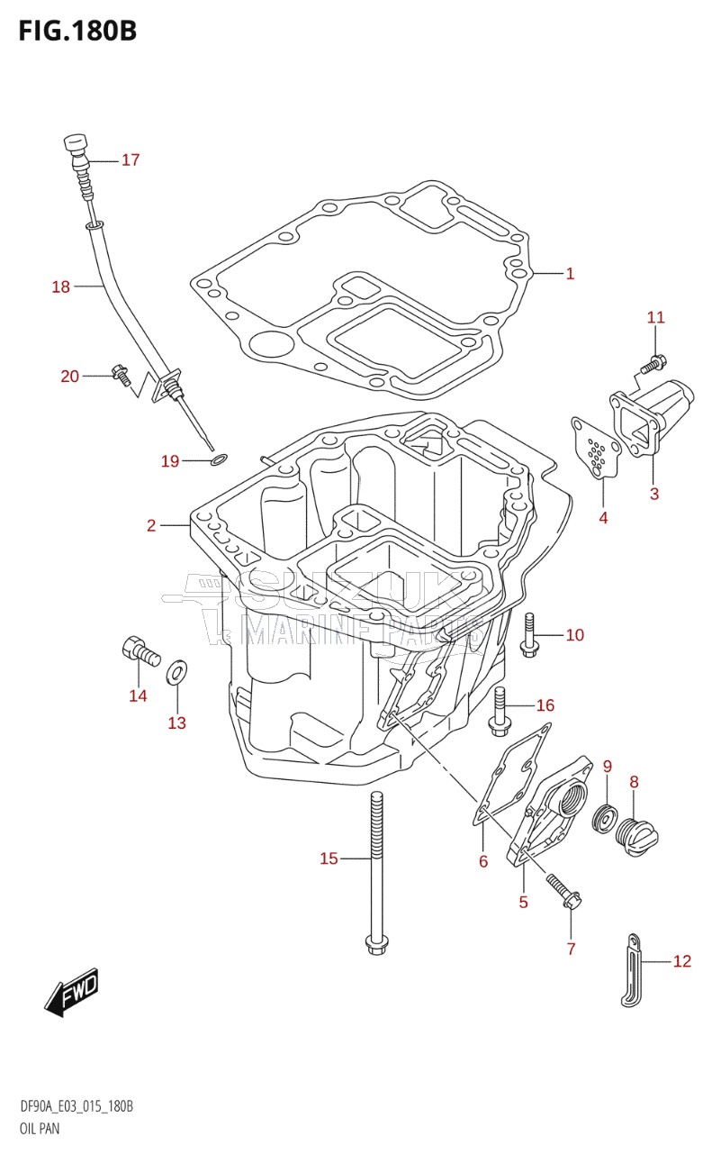 OIL PAN (DF80A:E03)