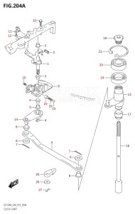 DF150 From 15002F-910001 (E40)  2019 drawing CLUTCH SHAFT