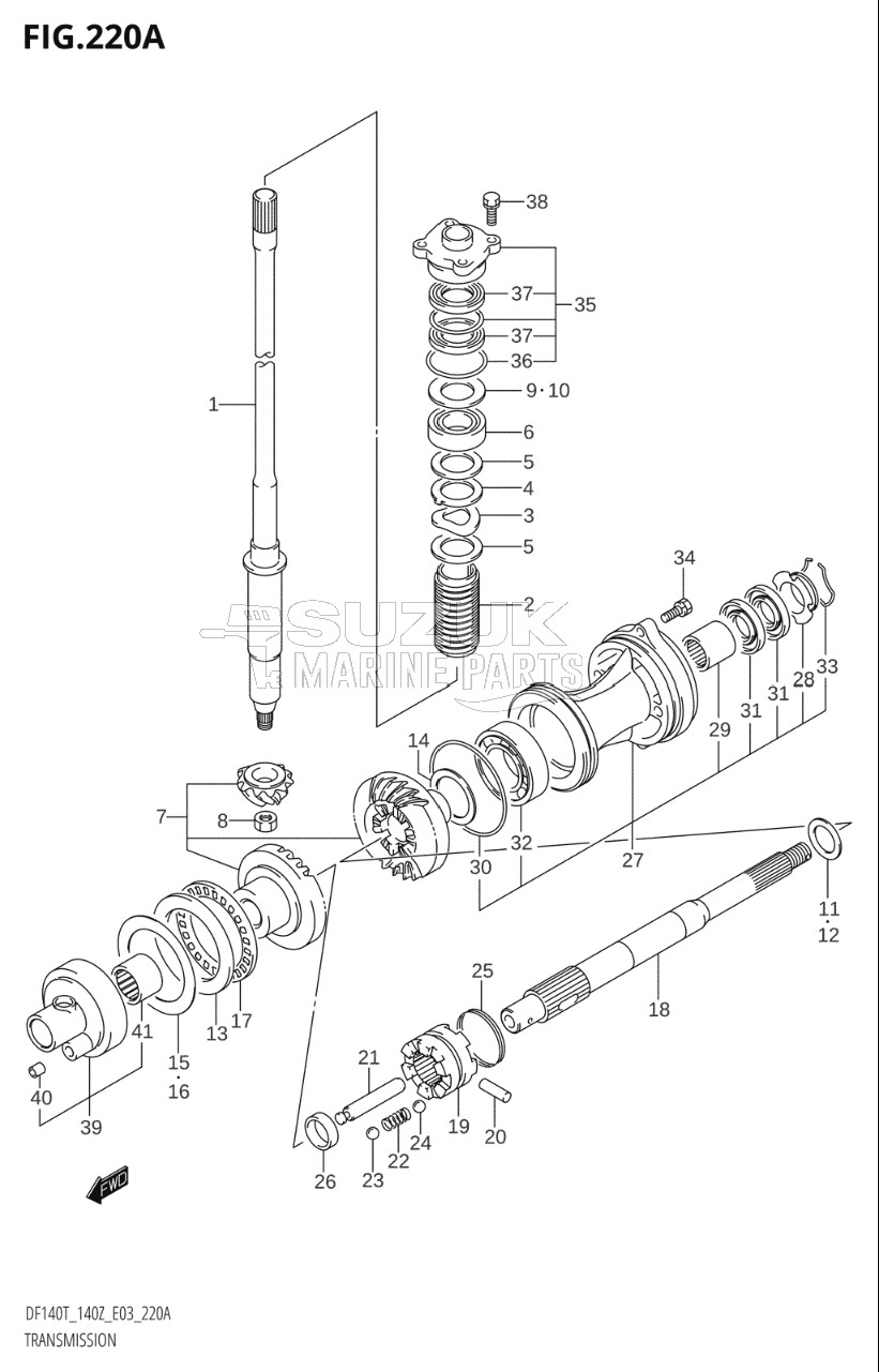 TRANSMISSION (DF140T)