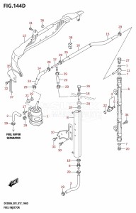 DF200A From 20003F-710001 (E01 E40)  2017 drawing FUEL INJECTOR (DF200AZ:E40)