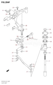 DF225Z From 22503Z-210001 (E01 E40)  2012 drawing CLUTCH SHAFT (DF225T:E40)