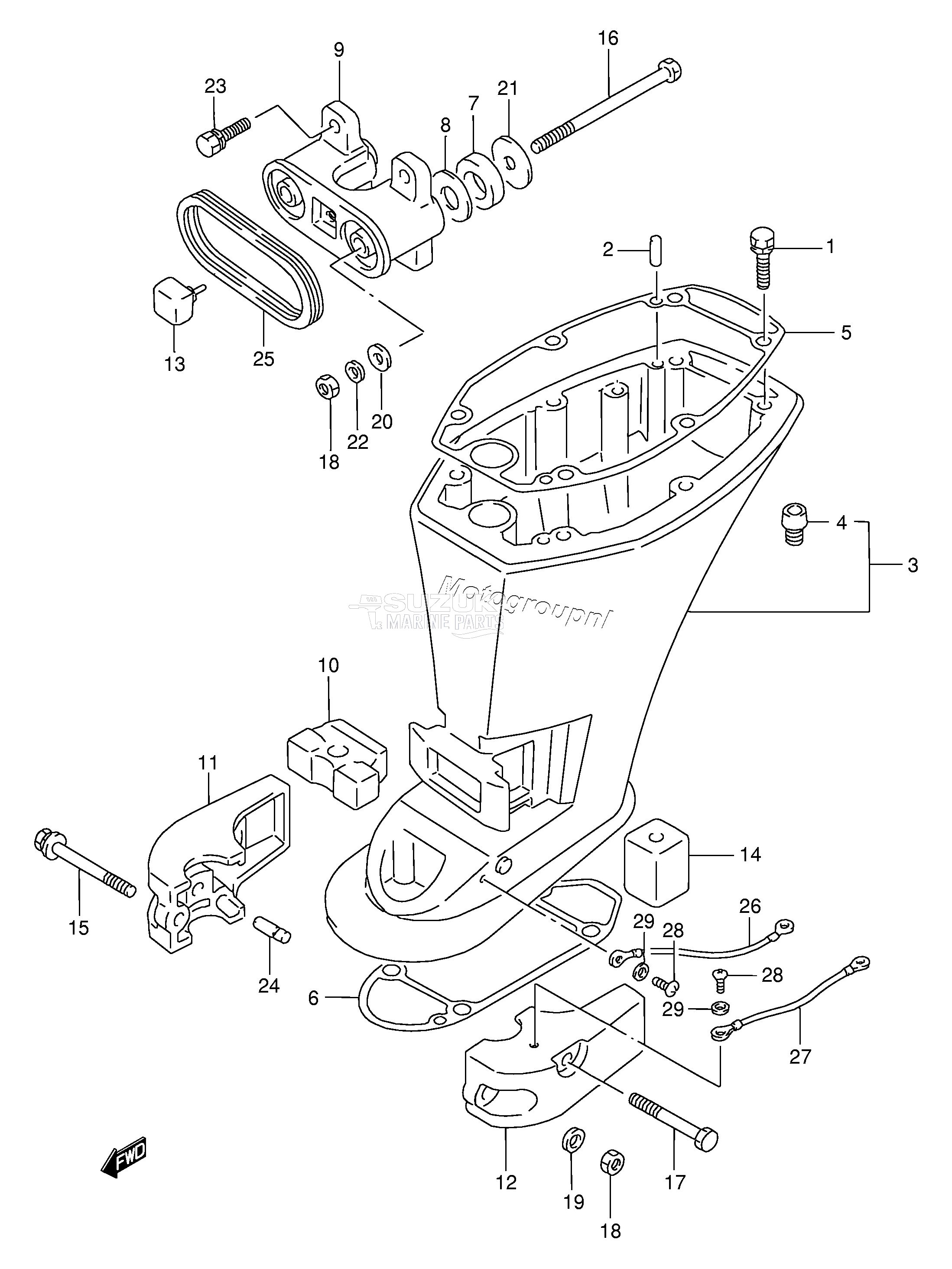 DRIVESHAFT HOUSING