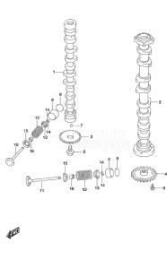 DF 70A drawing Camshaft