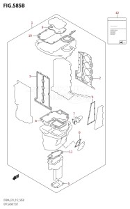 DF70A From 07003F-310001 (E01 E40)  2013 drawing OPT:GASKET SET (DF70A:E40)