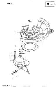 DT75 From 07501-301001 till 302337 ()  1978 drawing OIL SEAL HOUSING - MOTOR BRACKET\r