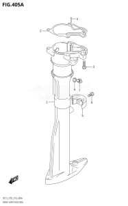 00252F-410001 (2014) 2.5hp P03-U.S.A (DF2.5) DF2.5 drawing DRIVE SHAFT HOUSING