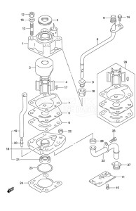 Outboard DF 9.9 drawing Water Pump