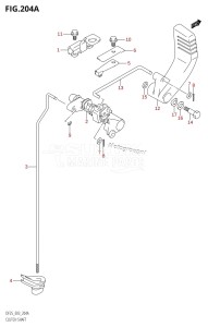 DF25 From 02502F-780001 (E03)  2007 drawing CLUTCH SHAFT (DF25)