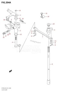 DF140AZ From 14003Z-310001 (E03)  2013 drawing CLUTCH SHAFT (DF140AT:E03)