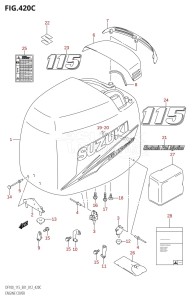 DF115AST From 11504F-040001 (E03)  2020 drawing ENGINE COVER (DF115T:E01)