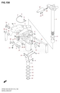 DF40A From 04004F-210001 (E34-Italy)  2012 drawing SWIVEL BRACKET (DF40AST E34)