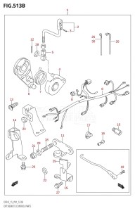 DF15 From 01502F-510001 (P01)  2005 drawing OPT:REMOTE CONTROL PARTS (K5,K6,K7,K8,K9,K10,011)